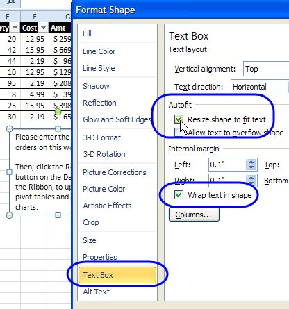 Change the size of a picture, shape, text box, or .